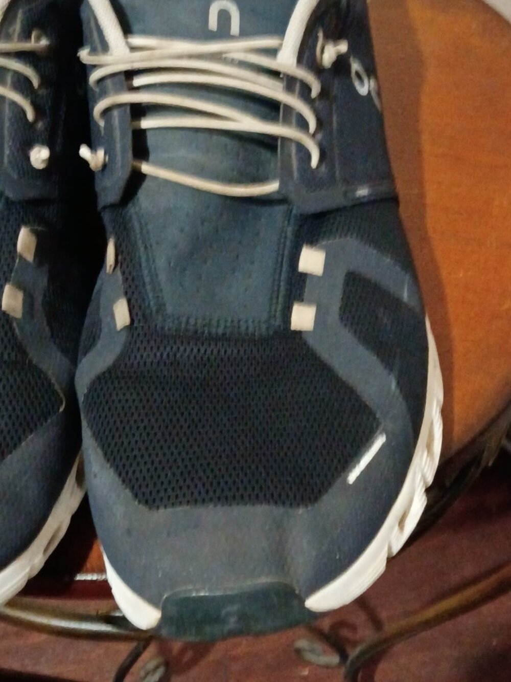 On Cloud Shoes Mens Size 13 Blue Mesh CloudTec Running Sneakers 59.98916 - Picture 8 of 13